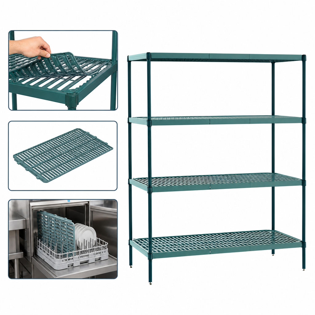 Removable Polymer Shelf Mats