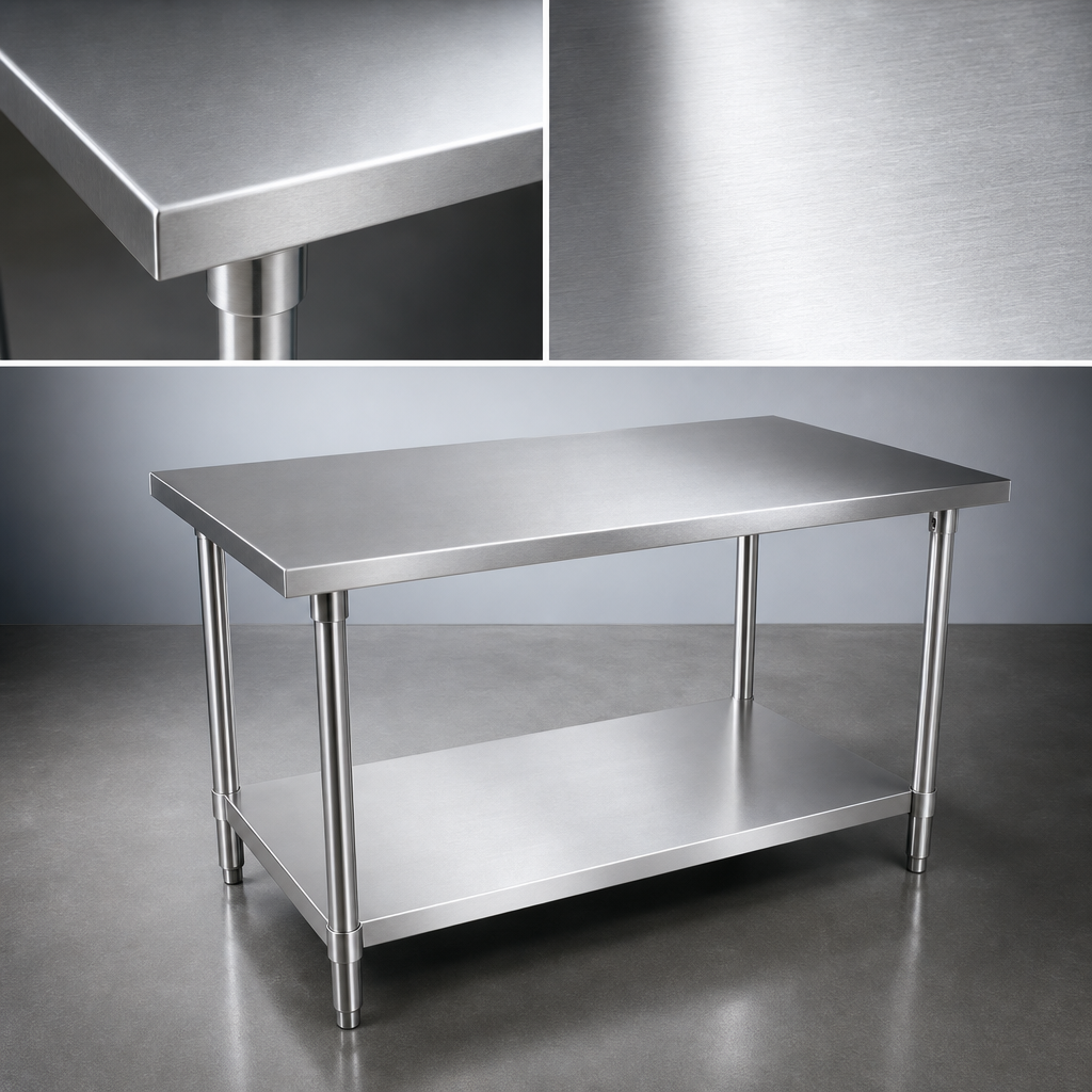 16-Gauge Stainless Steel Top