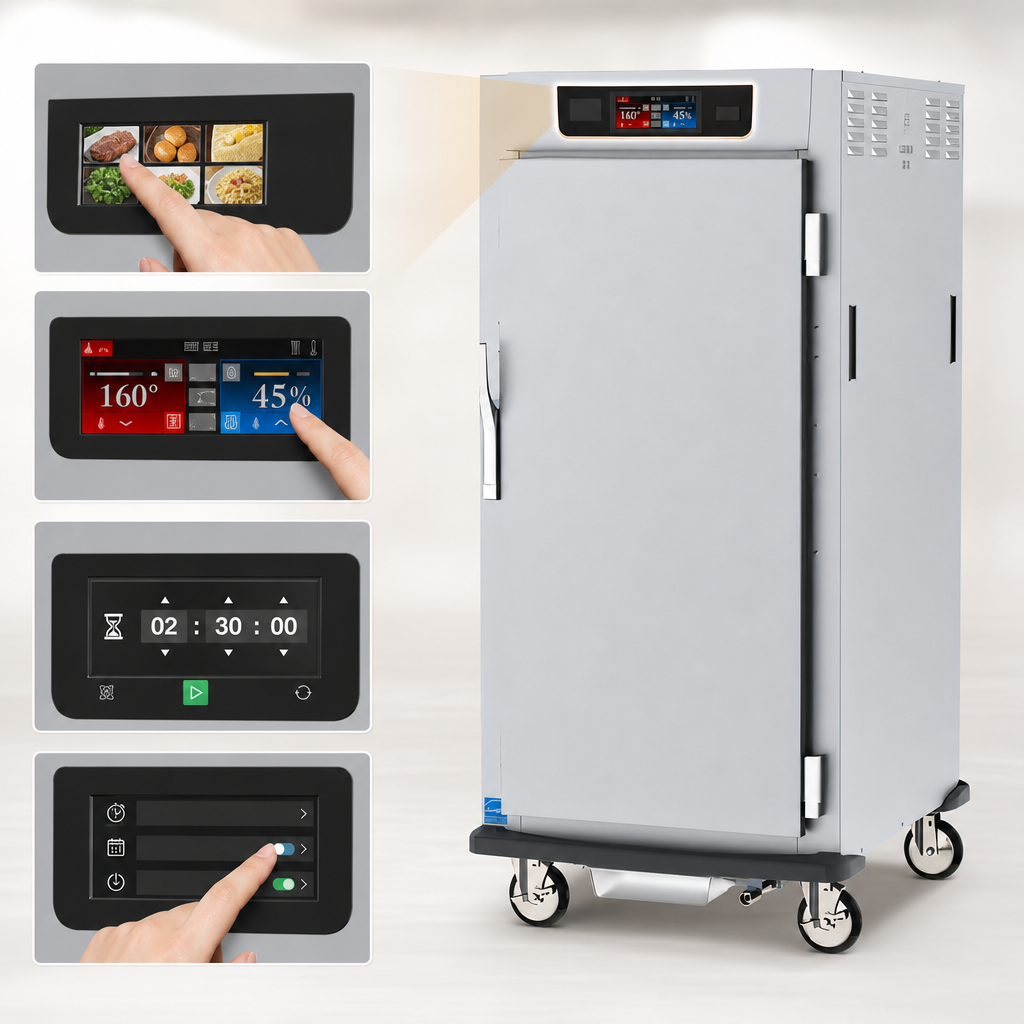 6.8-Inch Touch-Screen Controls
