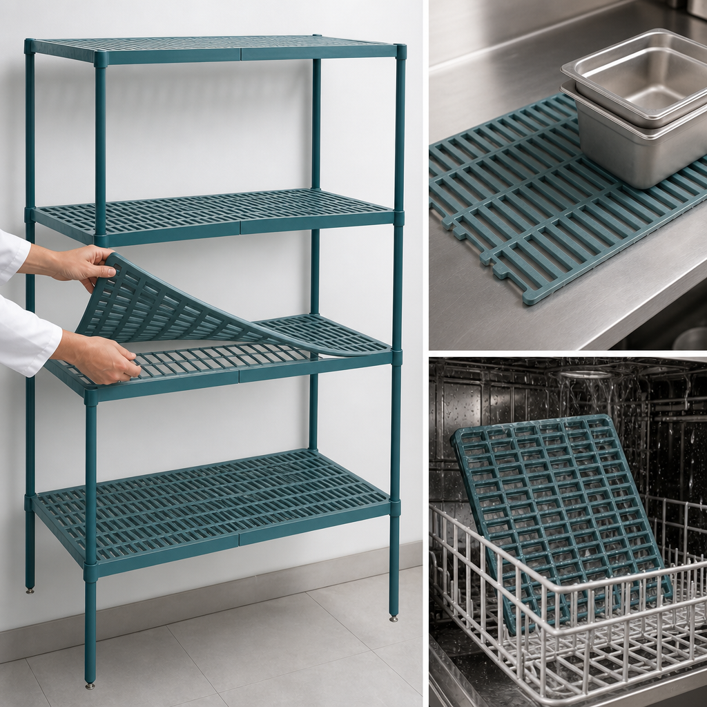 Removable Polymer Shelf Mats