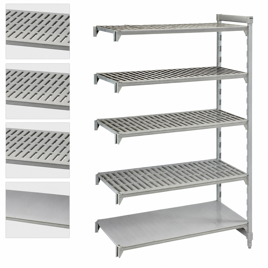 Vented and Solid Shelf Mix