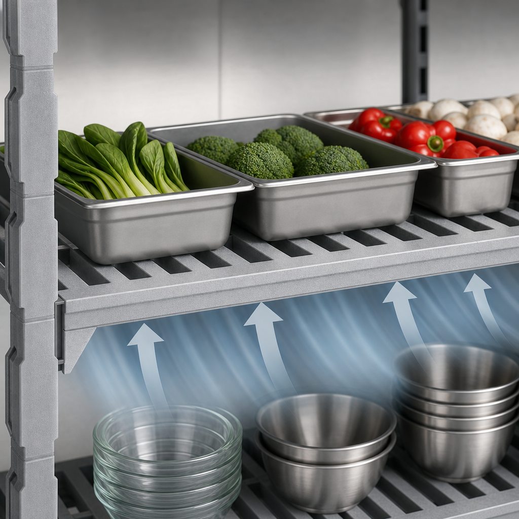 Vented Shelf Plates