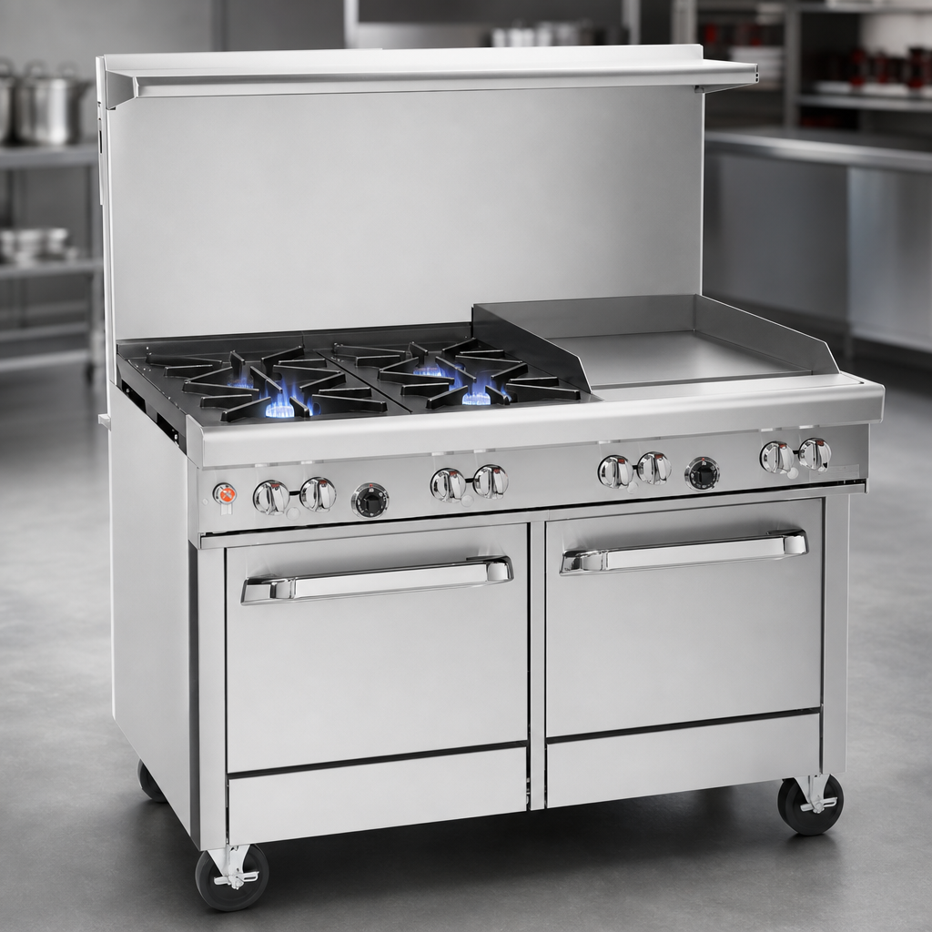 Two Non-Clog Open Burners