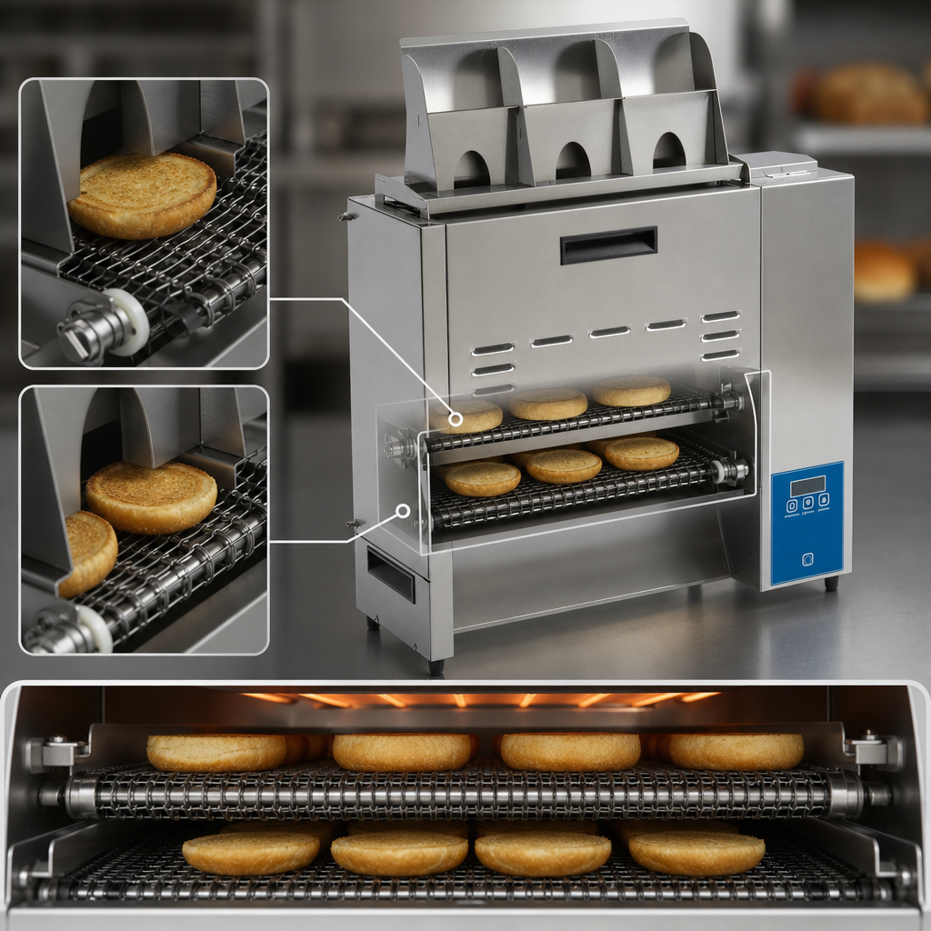 Dual-Belt Toasting System