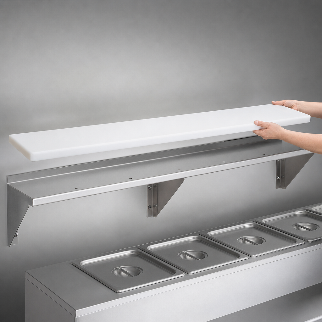 Removable White Thermoplastic Cutting Board