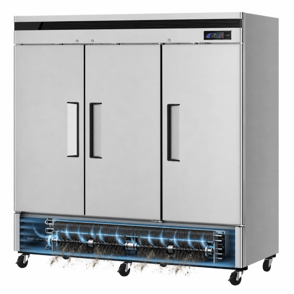 Self-Cleaning Condenser