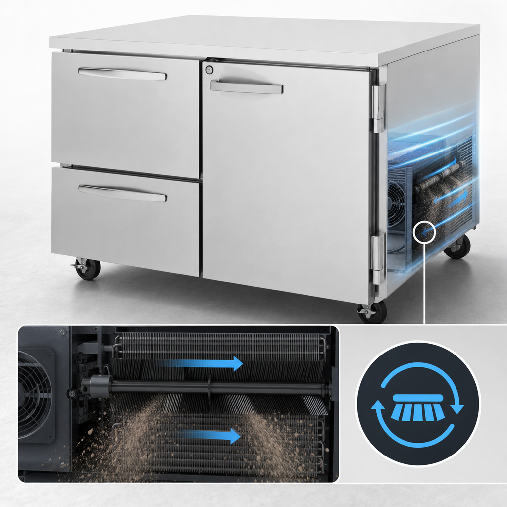 Self-Cleaning Condenser