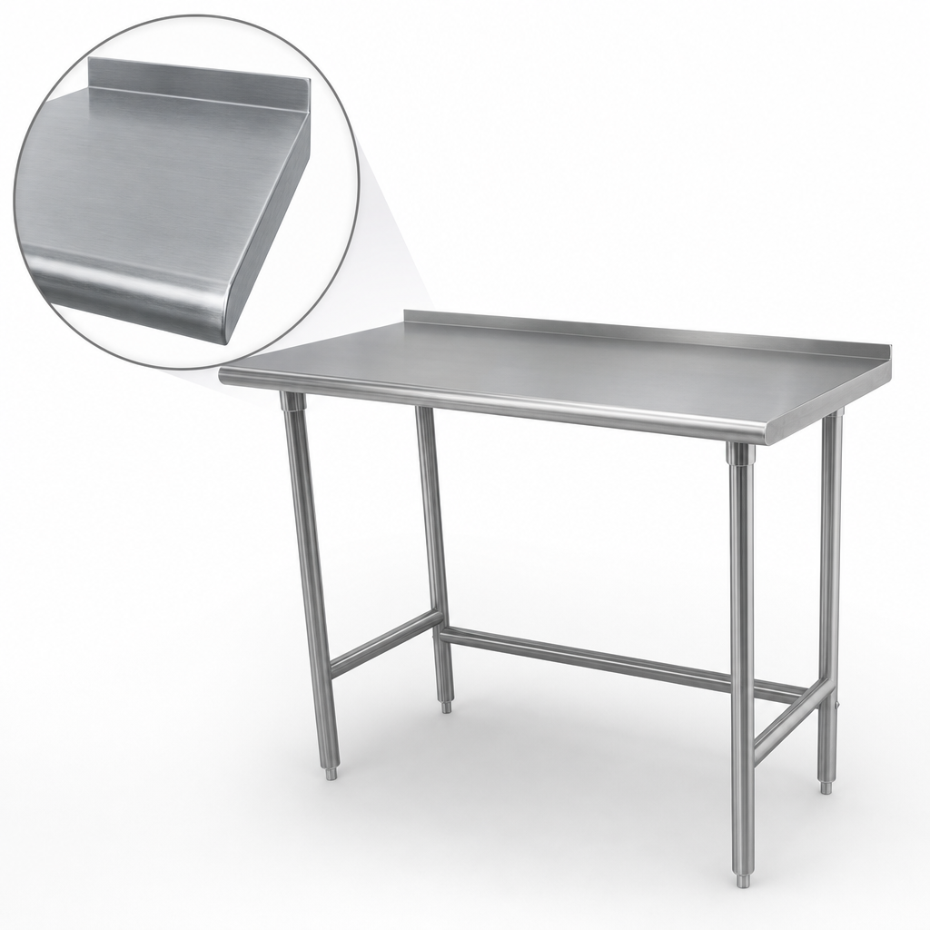 16-Gauge 304 Stainless Steel Top