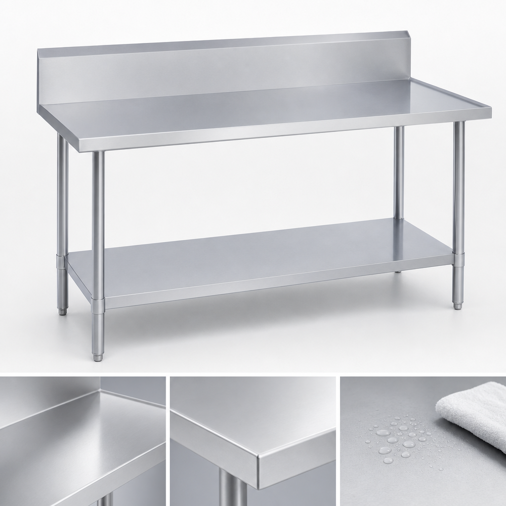 14-Gauge Stainless Steel Top