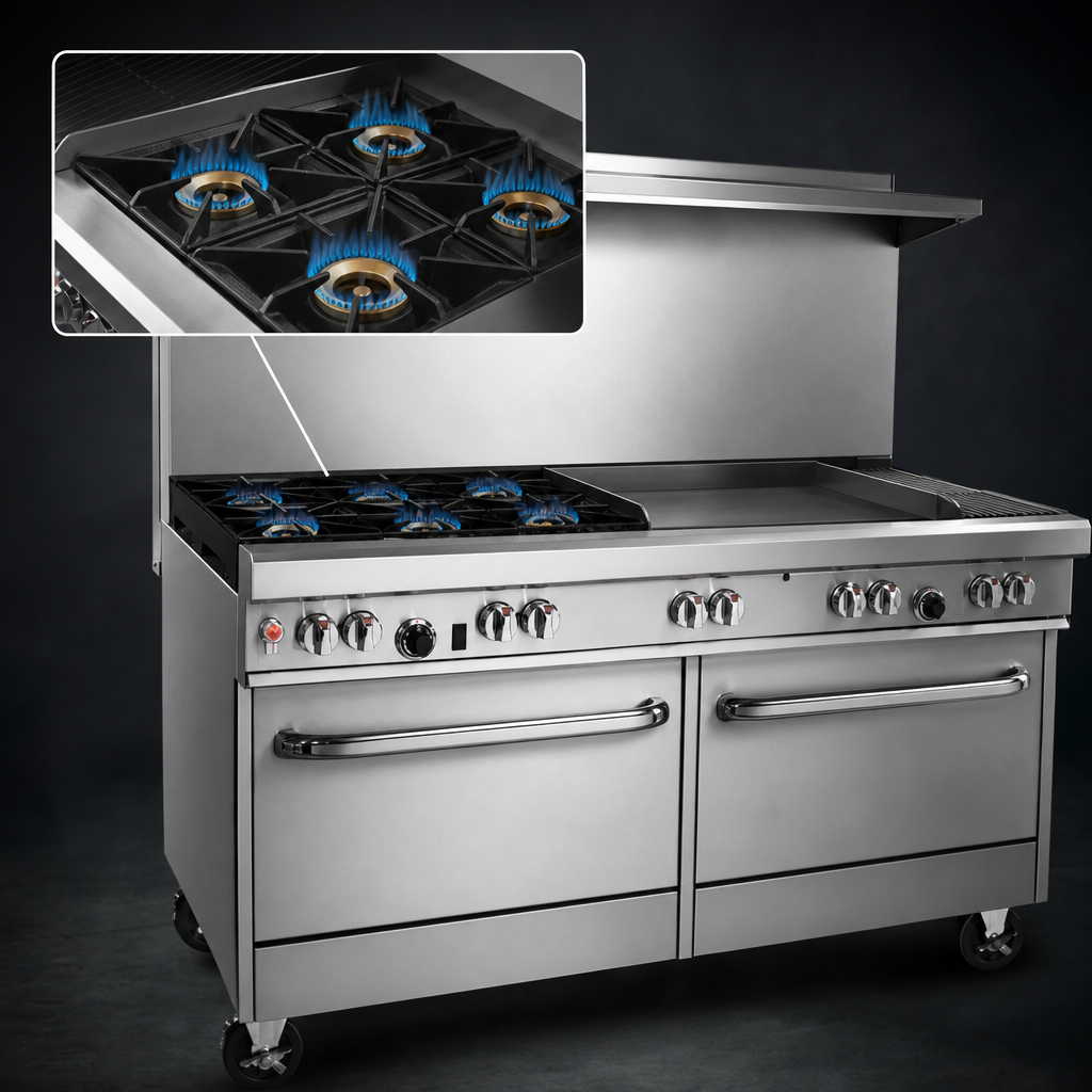 Four Pyromax Burners