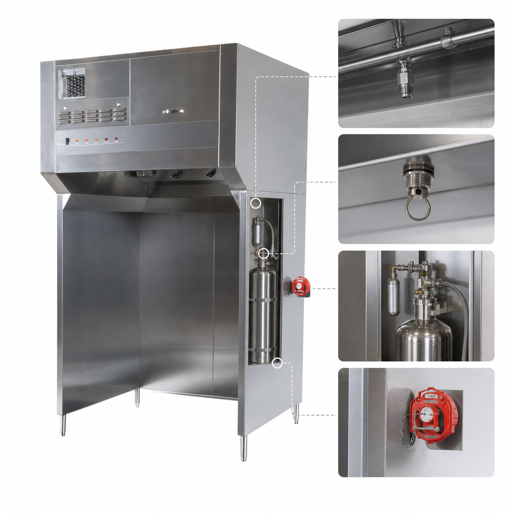 Self-Contained Fire Suppression