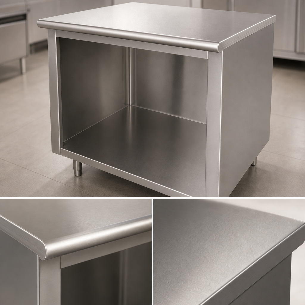 14-Gauge 304 Stainless Steel Top