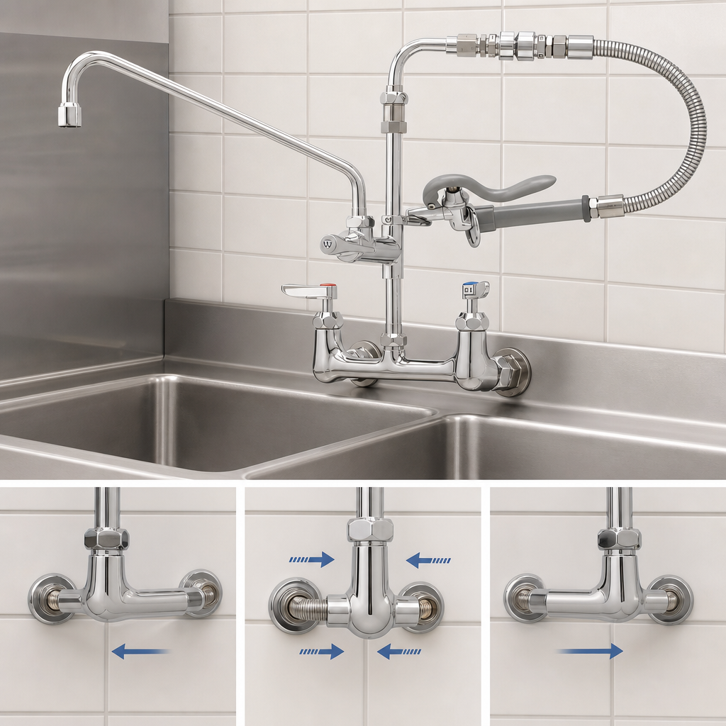Adjustable 8-Inch Centers