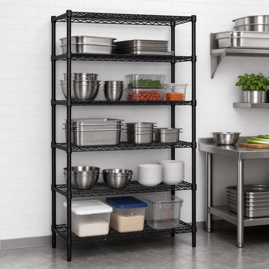 Five Shelves Included