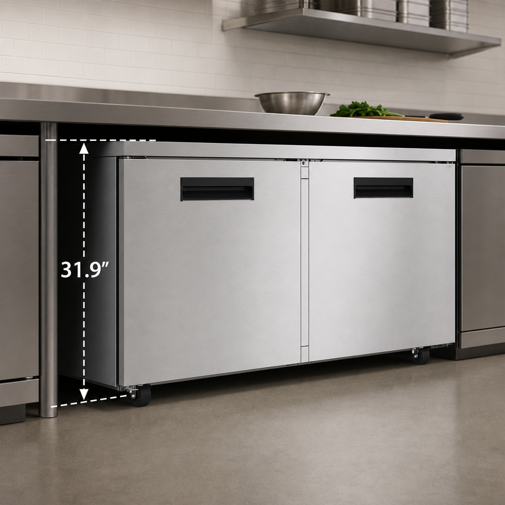 Low-Profile Undercounter Design