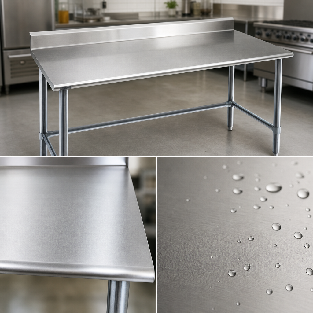 14-Gauge 300 Series Stainless Steel Top