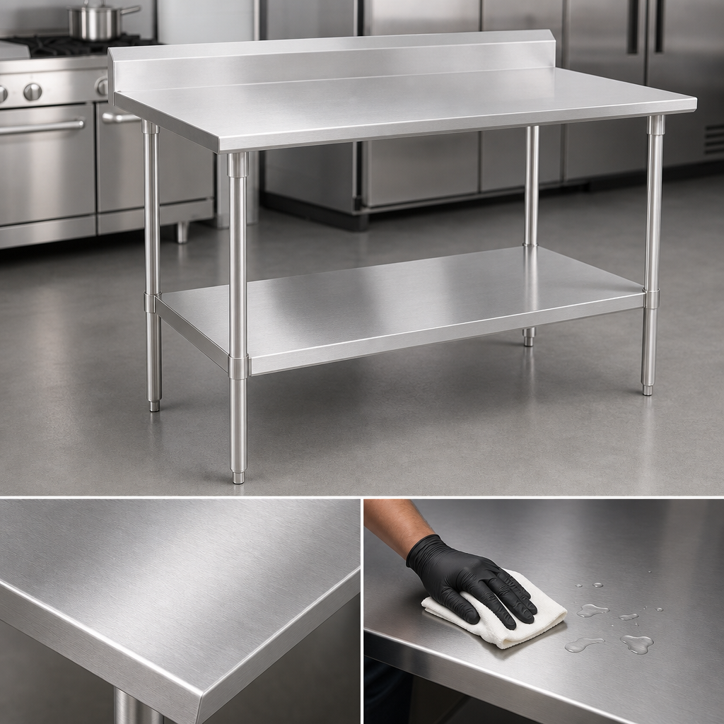 16-Gauge Type 300 Stainless Steel Top