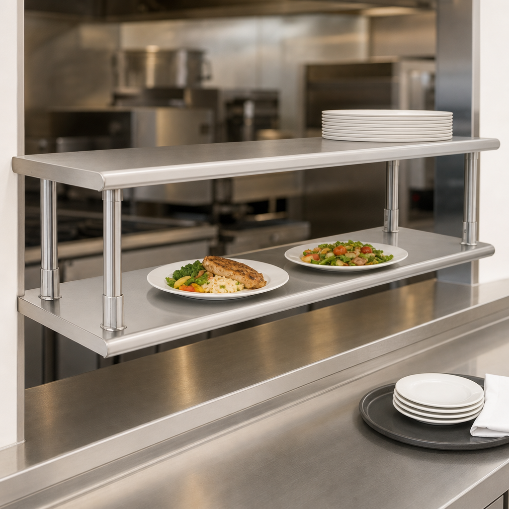 Pass-Thru Shelf with Overshelf
