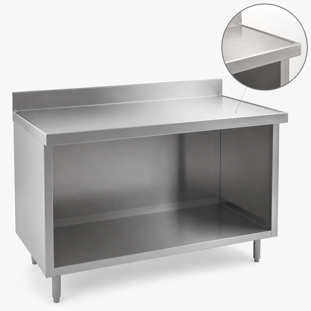 14-Gauge 304 Stainless Steel Top