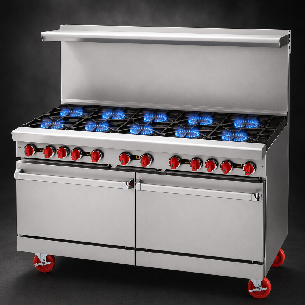 Ten Open Burners