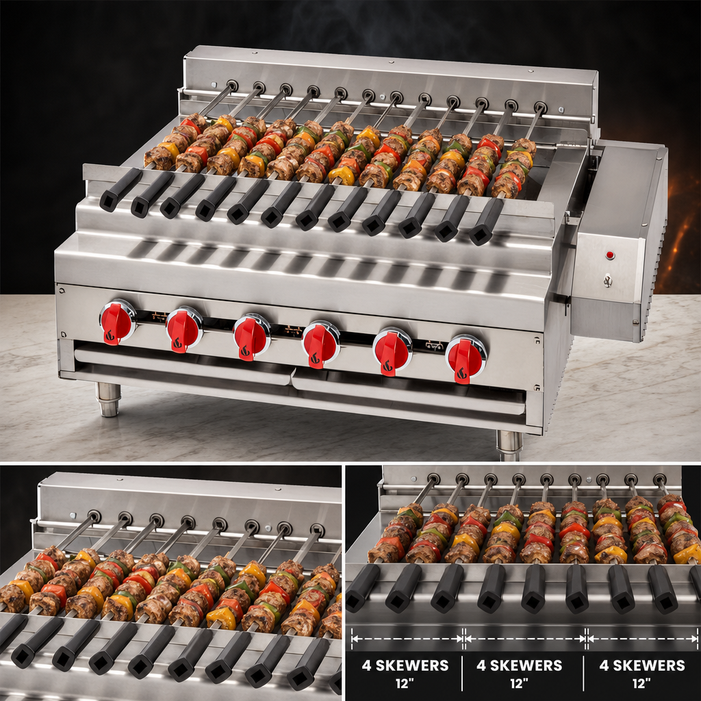 18-Skewer Capacity