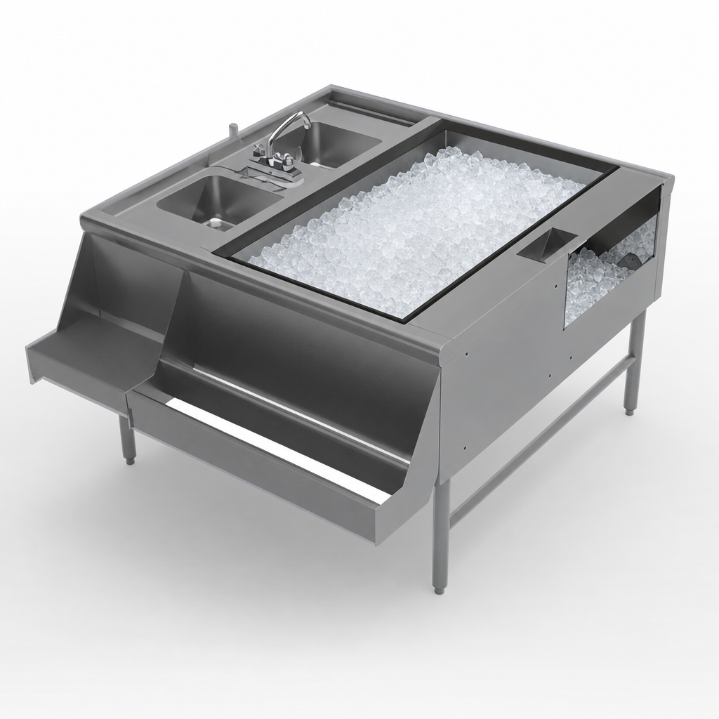 Pass-Thru Ice Bin