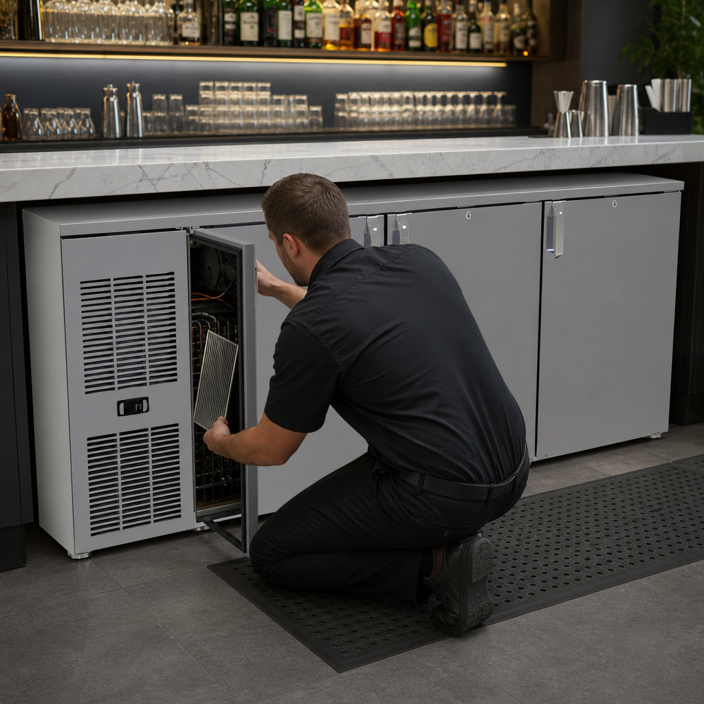 Front-Serviced, Front-Vented Cabinet