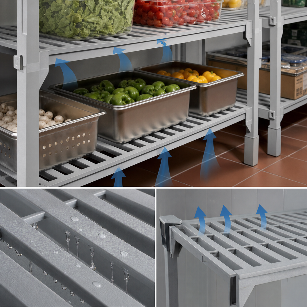 Vented Shelf Plates