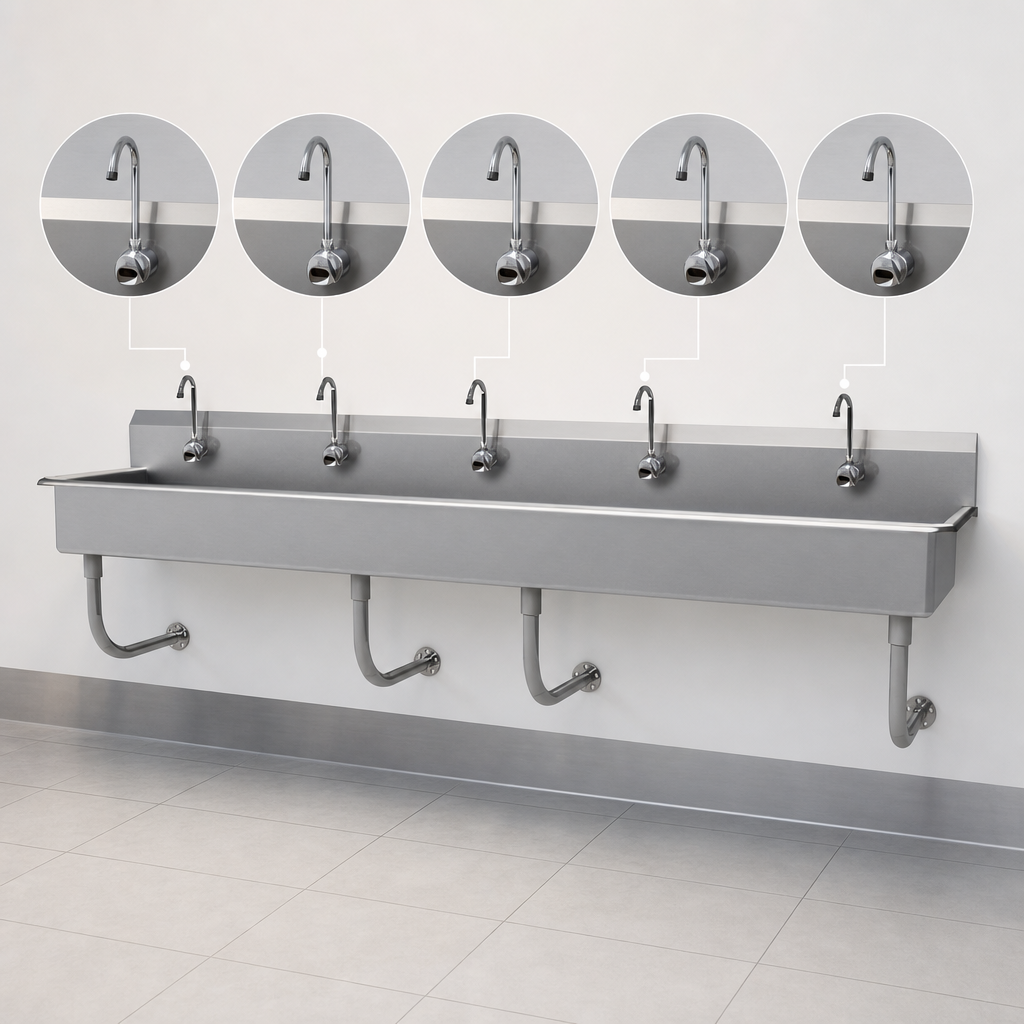 Five Electronic Faucets