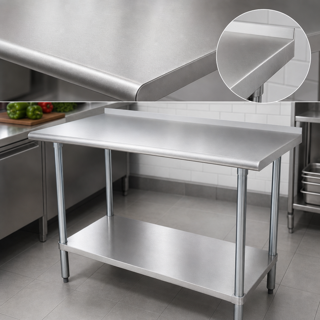 16-Gauge Stainless Steel Top