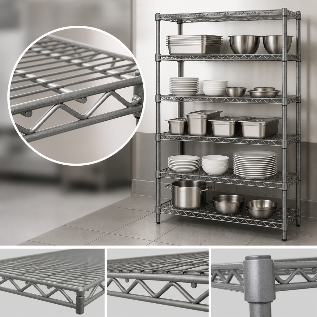 Patented QuadTruss Shelves