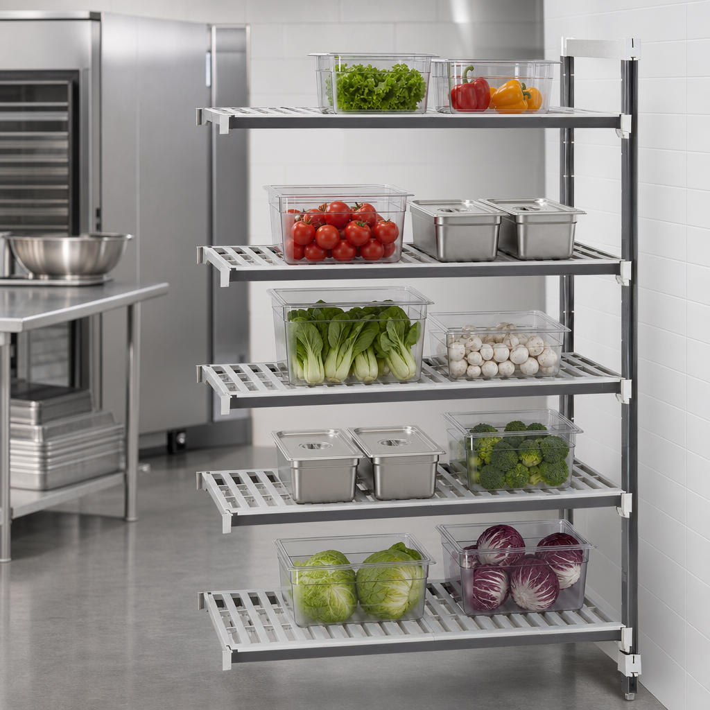 Five-Tier Vented Shelf Design