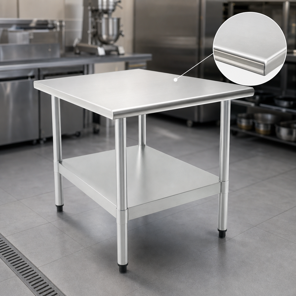 16 Gauge Stainless Steel Top