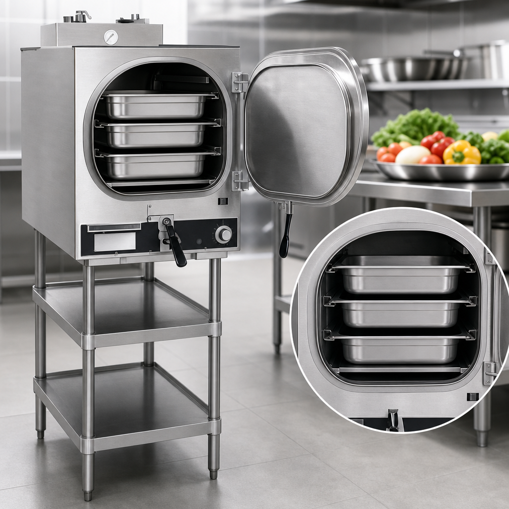 Three-Pan Capacity