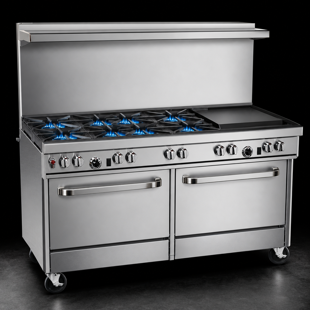 Six Non-Clog Burners