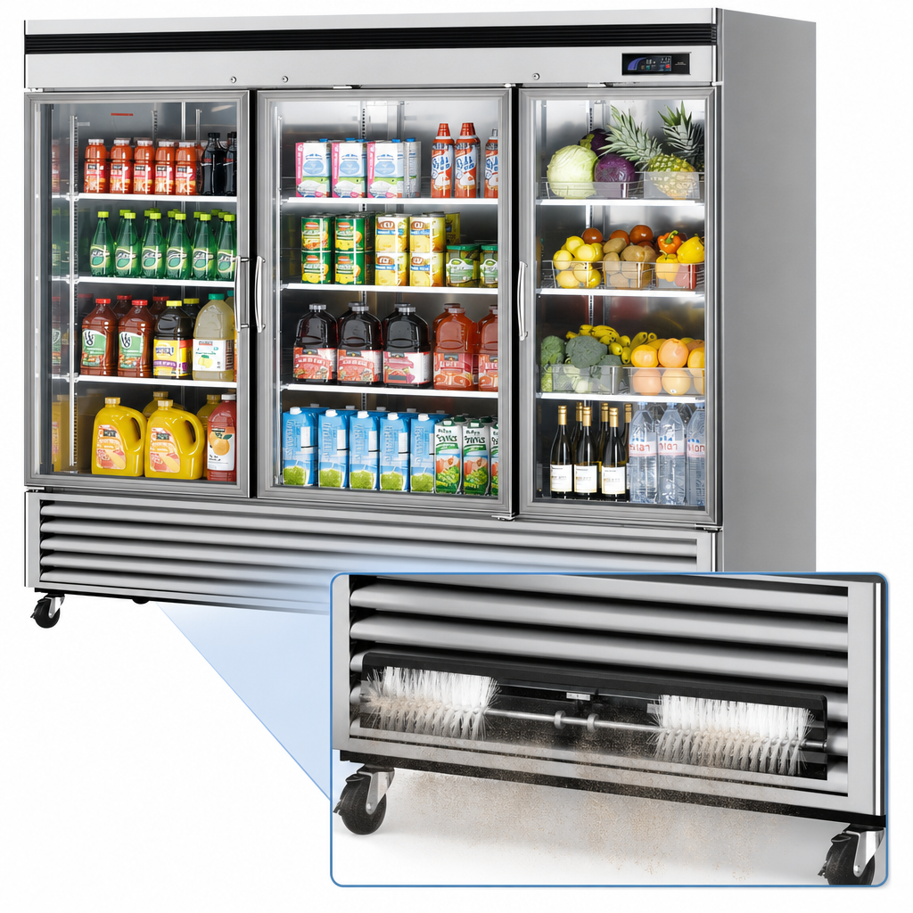 Self-Cleaning Condenser