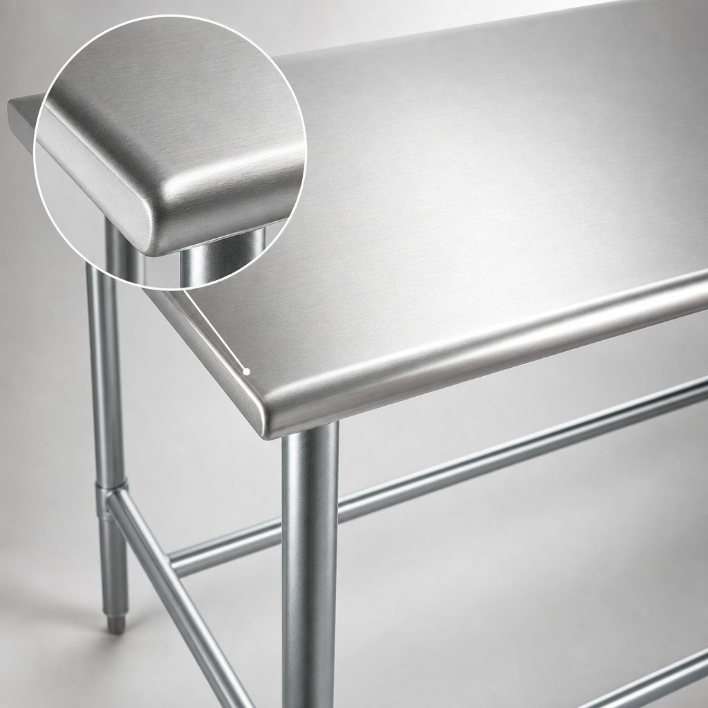 14-Gauge 304 Stainless Steel Top