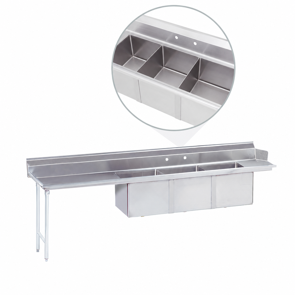 Three-Compartment Sink Design