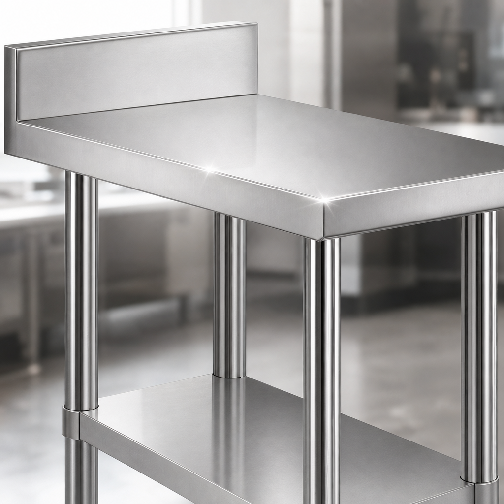 16-Gauge 304 Stainless Steel Top