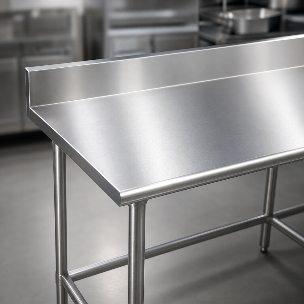 14-Gauge 304 Stainless Steel Top