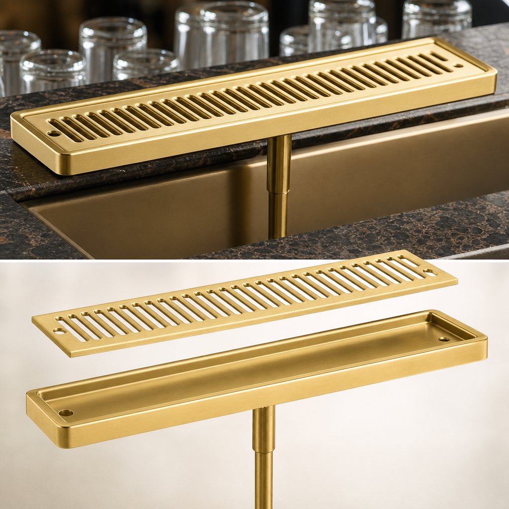 Removable Louvered Glass Rack