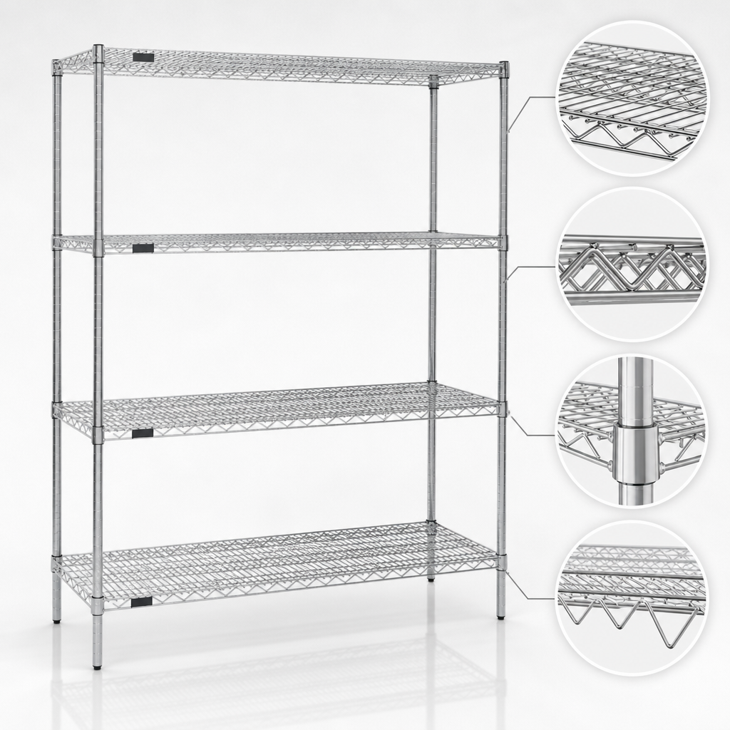 Patented QuadTruss Shelf Design