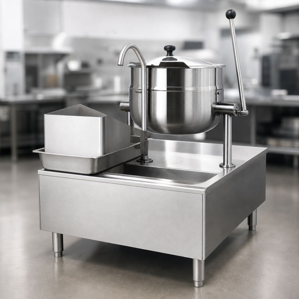 Factory-Assembled Kettle/Cabinet Base