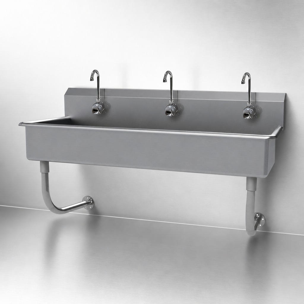 Three Electronic Faucets