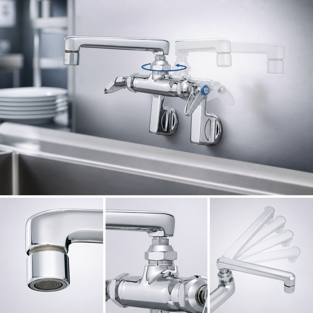 6-Inch Swivel Cast Spout