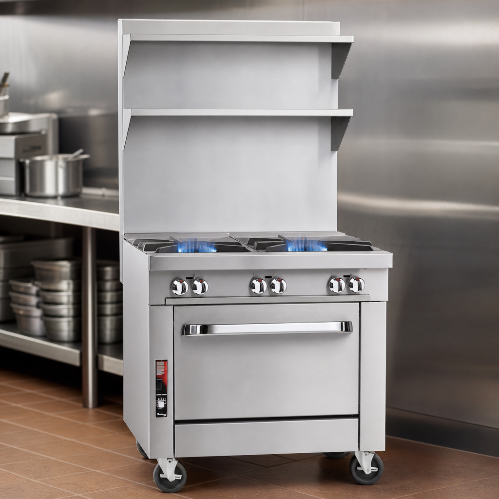 Two Open-Top Burners