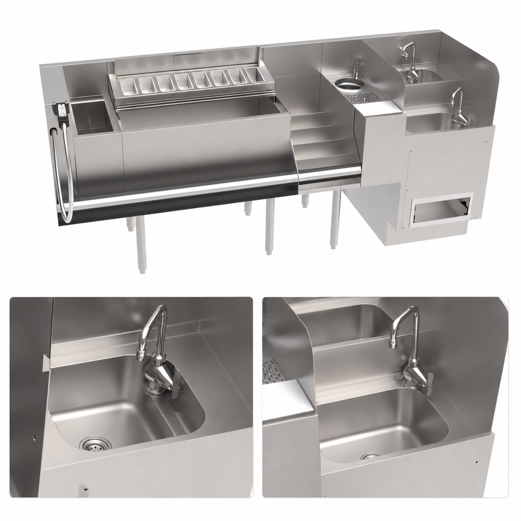 Dual Hybrid Sink Station