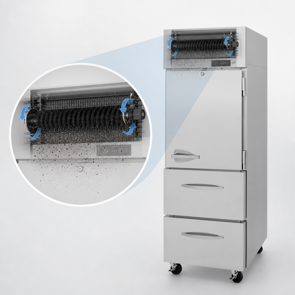 Self-Cleaning Condenser