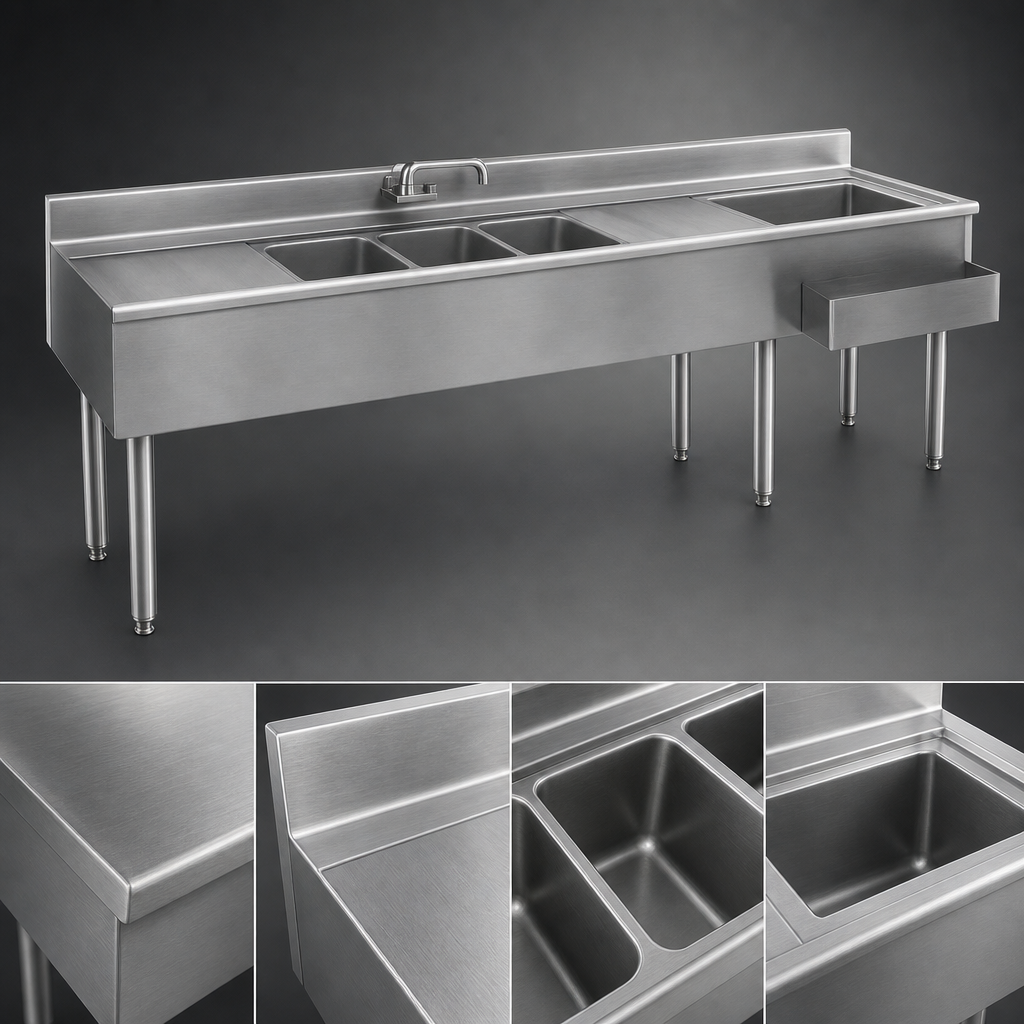 Heavy-Gauge 304 Stainless Steel Construction