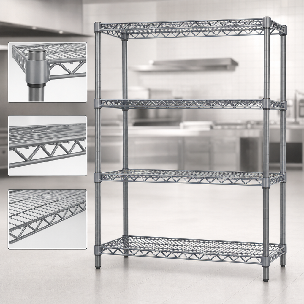 Patented QuadTruss Shelf Design